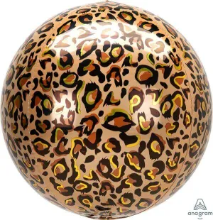 15" Leopard Orbz Balloon