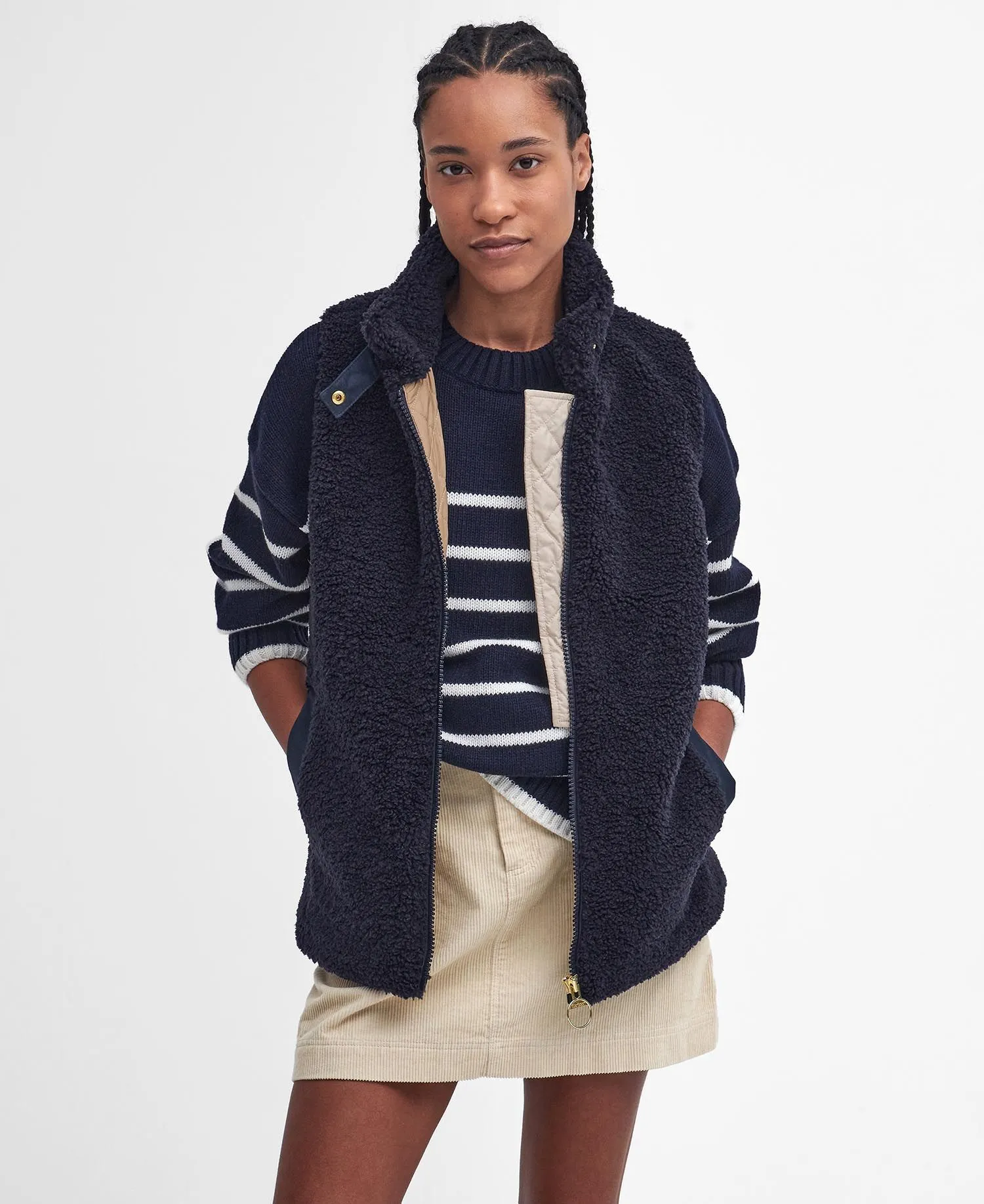 Barbour Elisha Gilet, Dark Navy