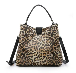 Black Leopard Gold - Satchel- Tati