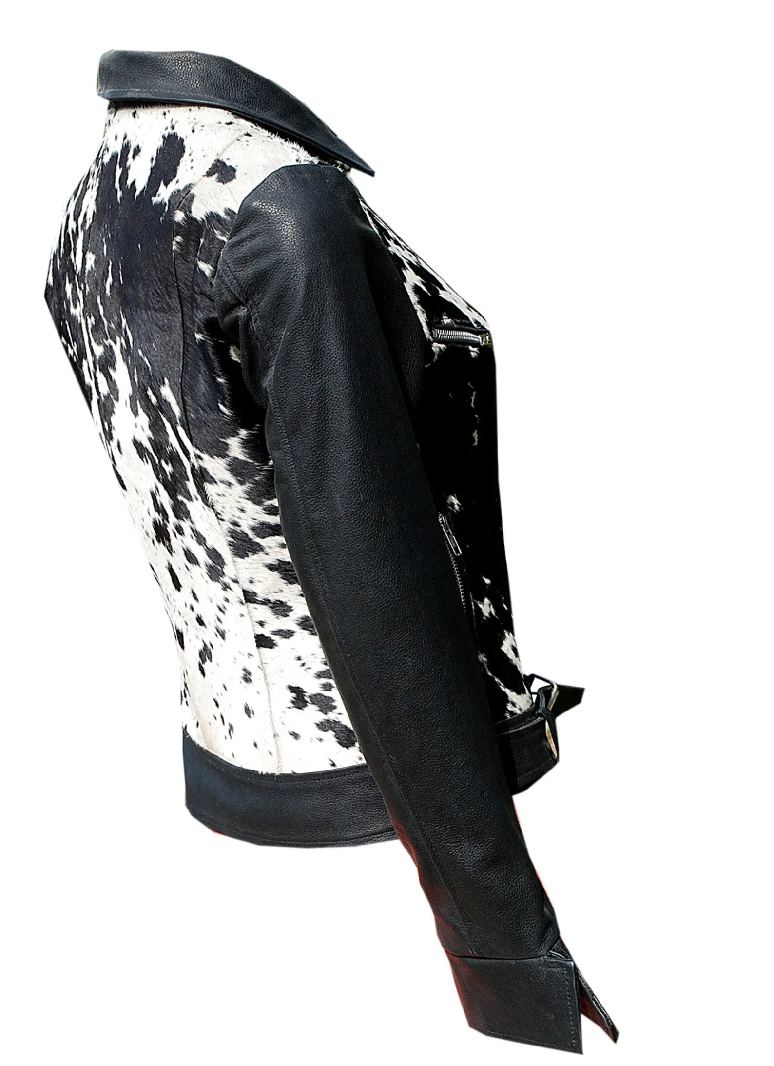 Black White Hair On Hide Jacket