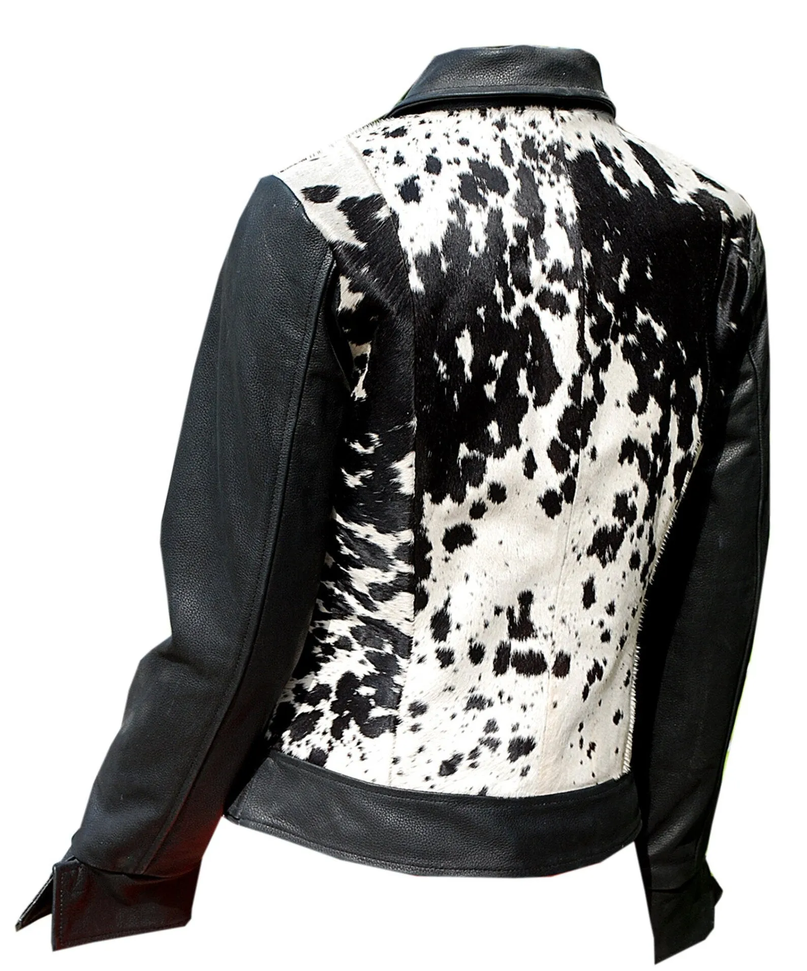 Black White Hair On Hide Jacket