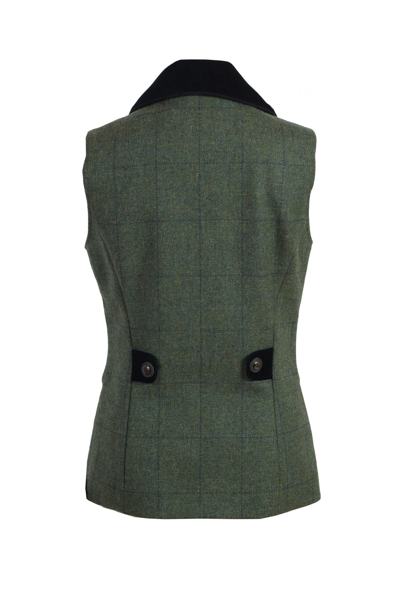 Chloe Green With Navy Tweed Waistcoat - LAST ONE!!!