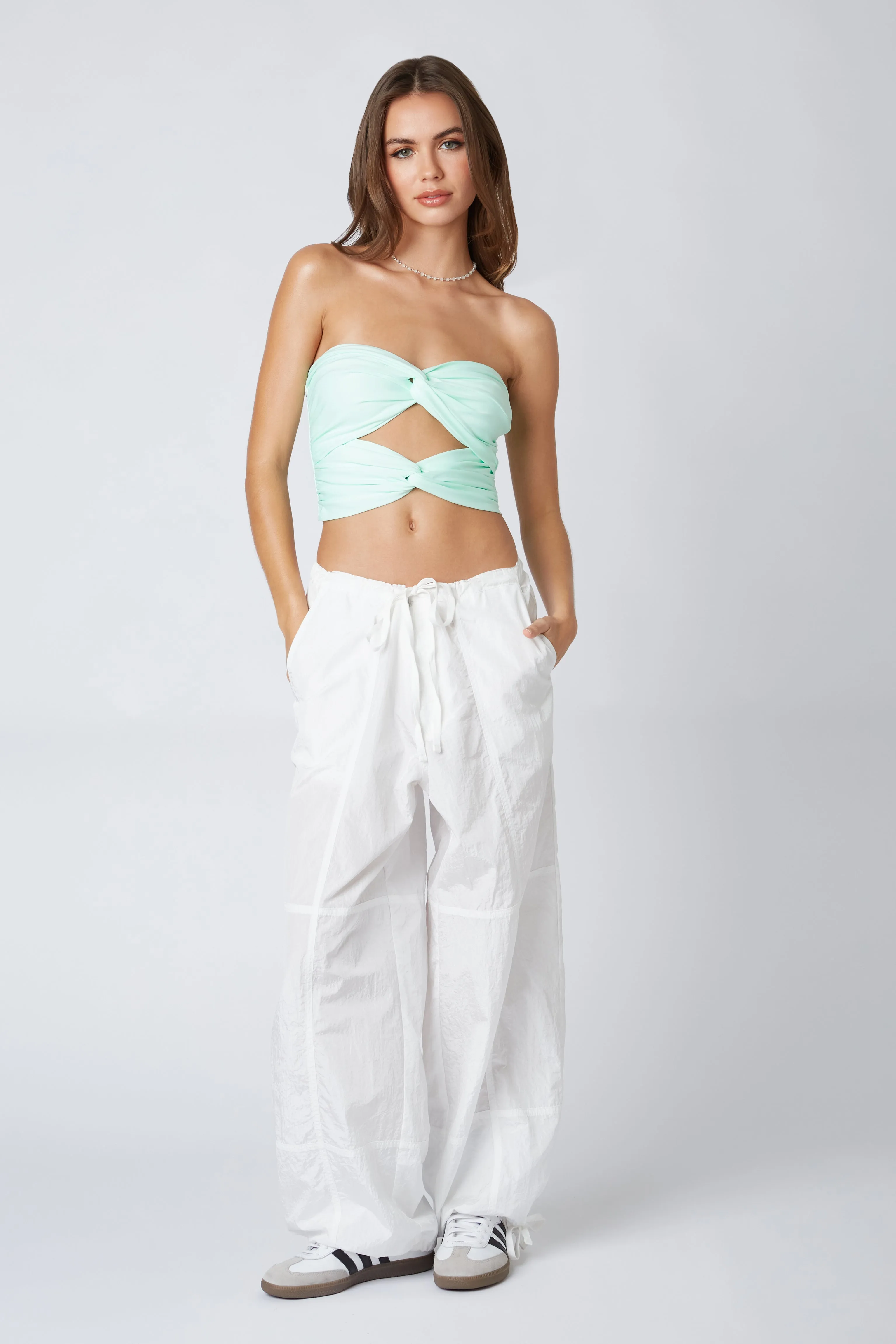 Cut Out Cropped Tube Top