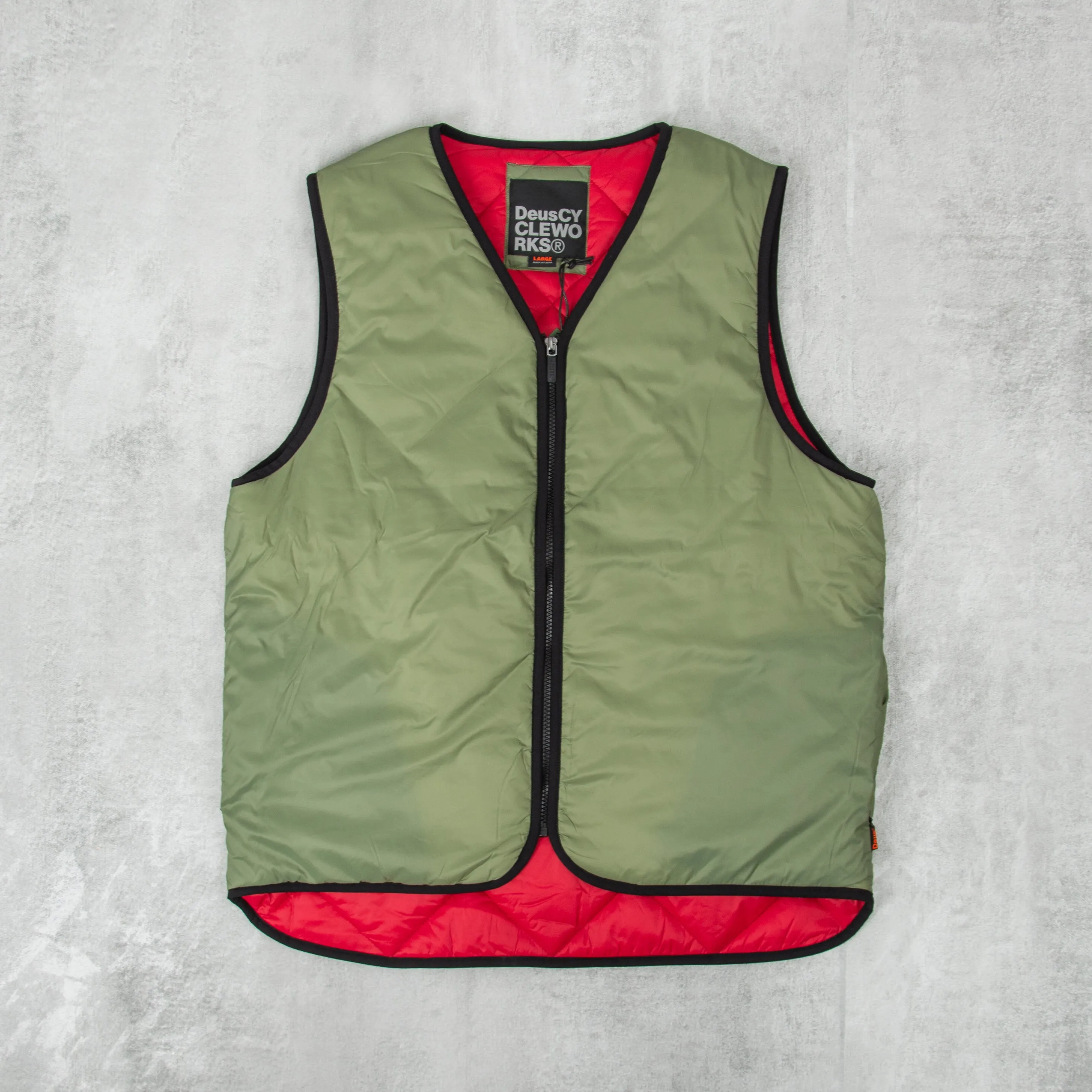 Deus Ex Machina Cycleworks Vest - Clover