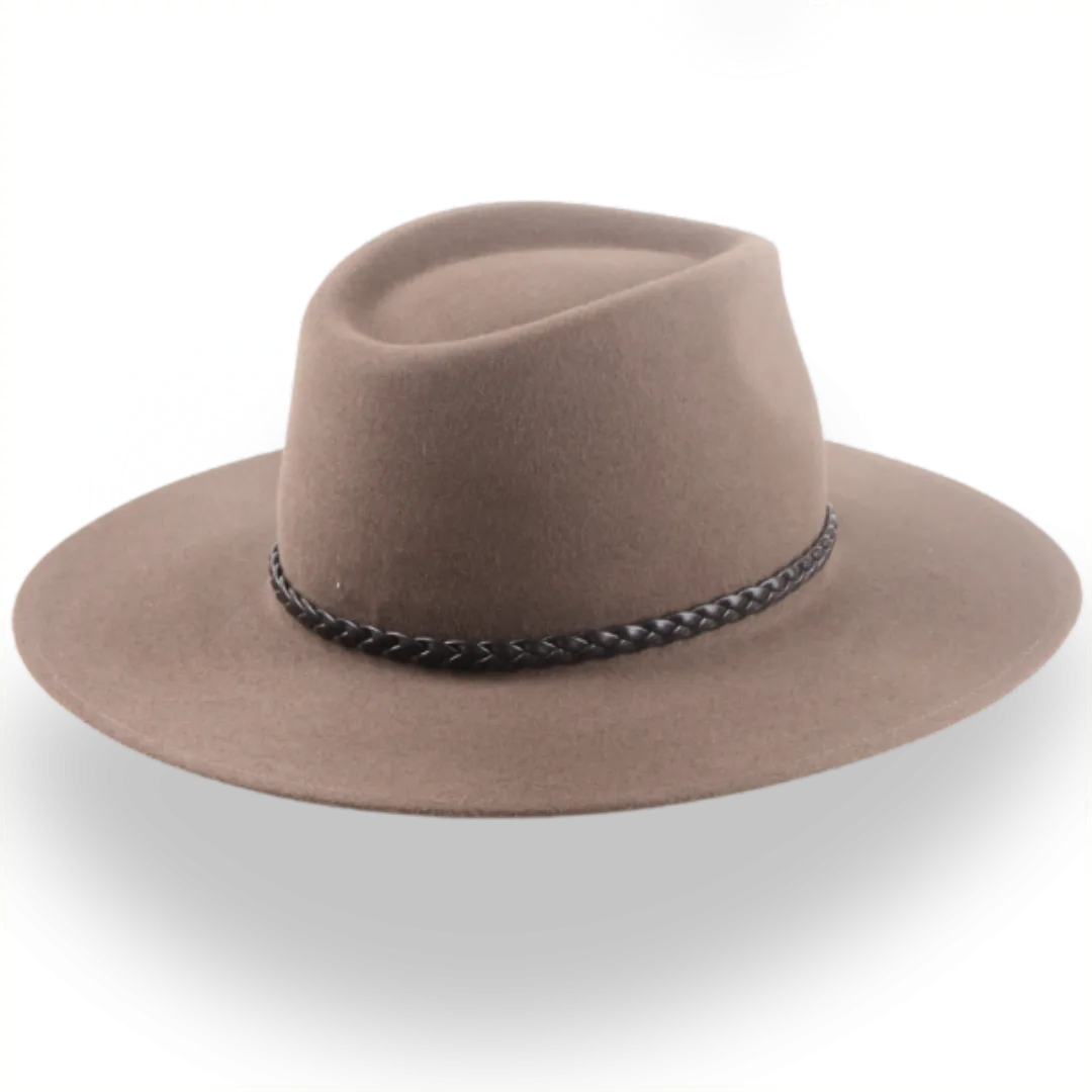 Durable Wide Brim Outback Fedora for Adventurers | The Bush