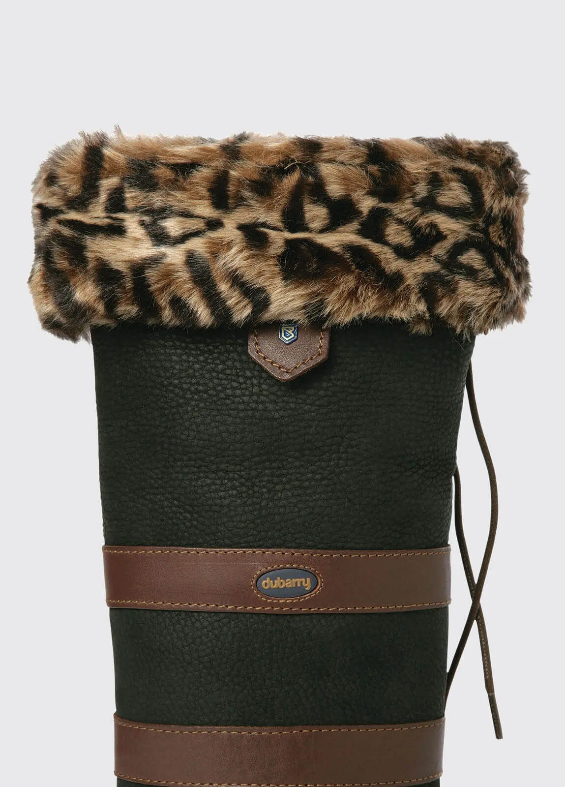 Faux Fur Boot Liners - Leopard