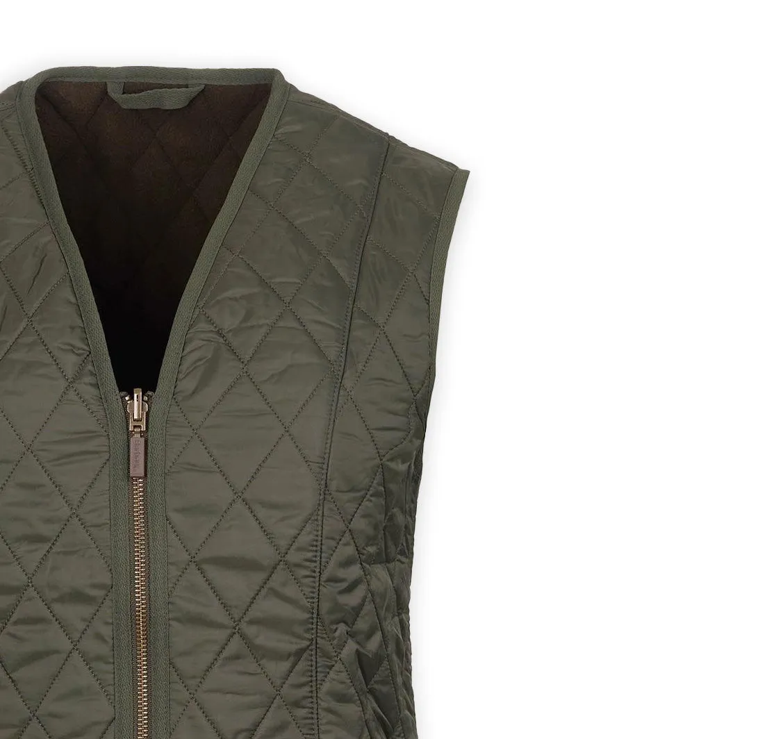 Gilet Barbour Fleece Betty Liner Verde Oliva Donna