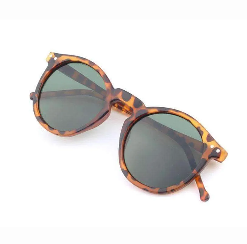 Gold Leopard Sunglasses