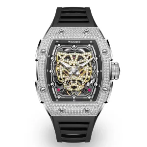 Gold Snow Leopard-Silvery Watch