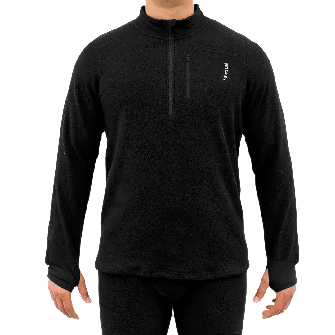 Hot Chillys Men La Montana Zip-T Heavyweight Active Fit Base Layer