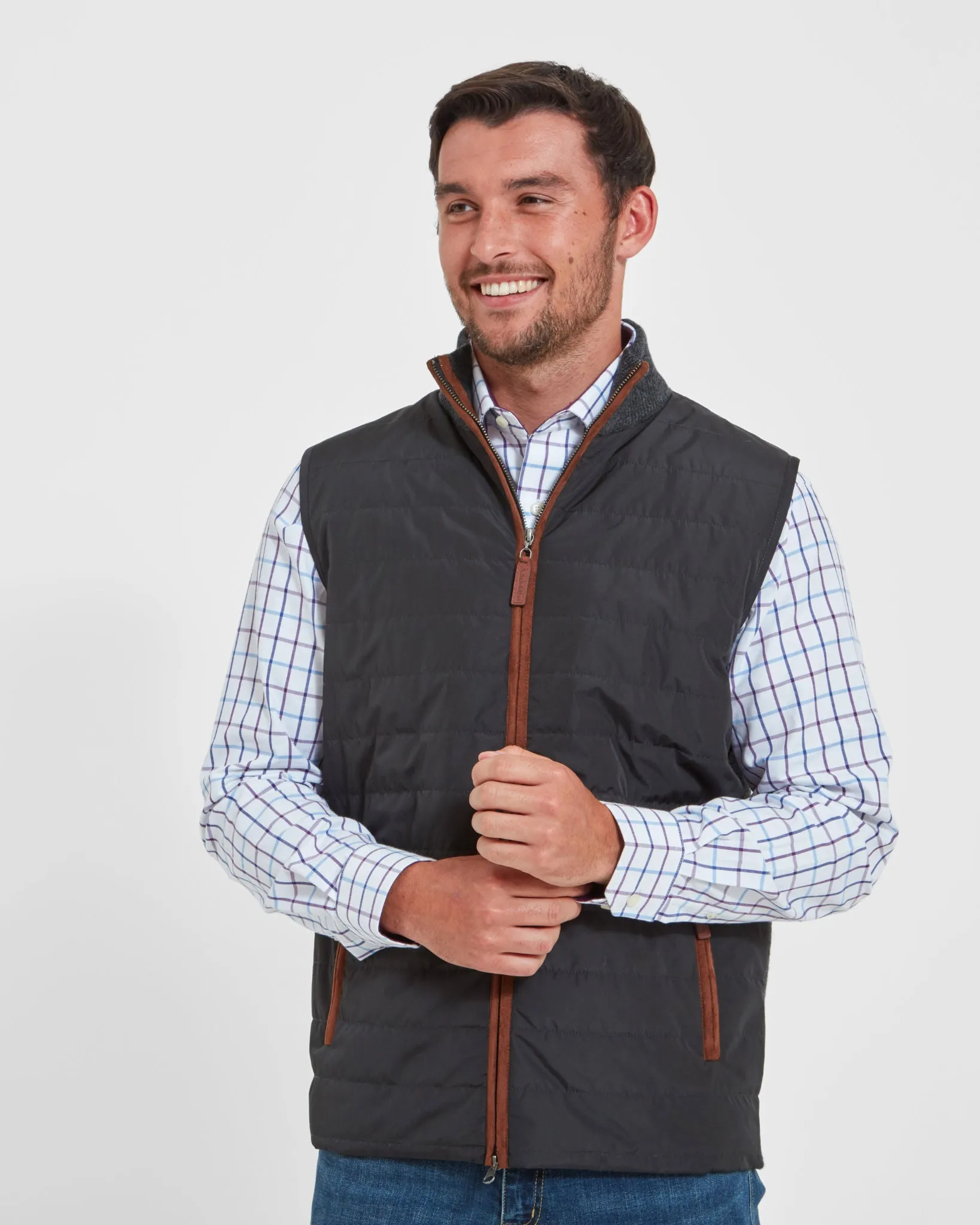 Hybrid Aerobloc Gilet - Charcoal