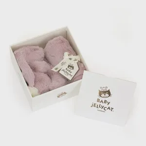 Jellycat Bashful Luxe Bunny Rosa Soother Giftbox Set