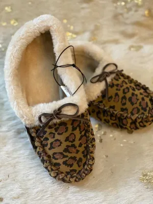 Kate Ladies Fur Moccasins