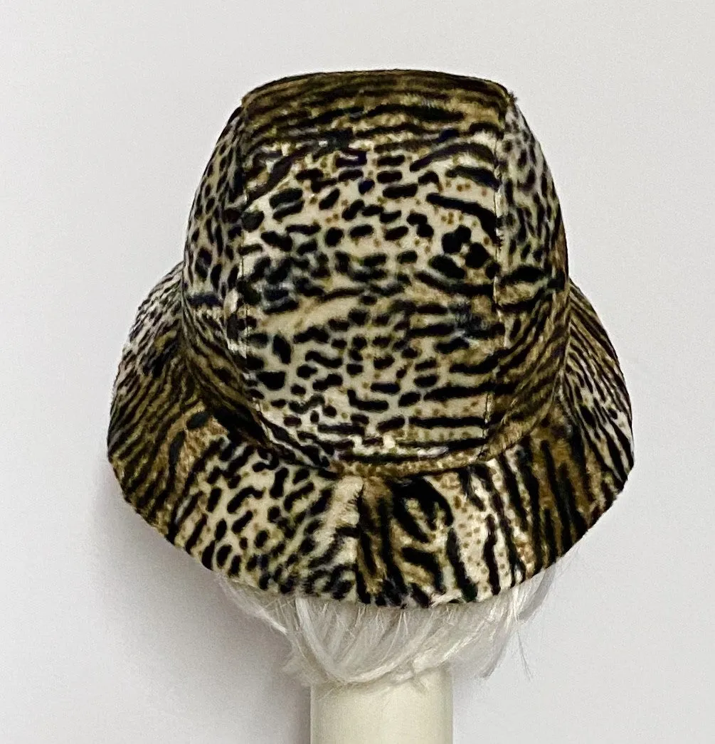 Leopard Cloche Hat