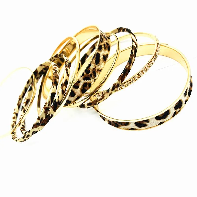 Leopard Print Multi-Layer Women's Bracelet