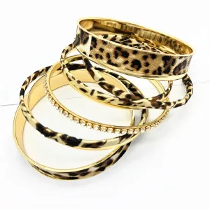 Leopard Print Multi-Layer Women's Bracelet