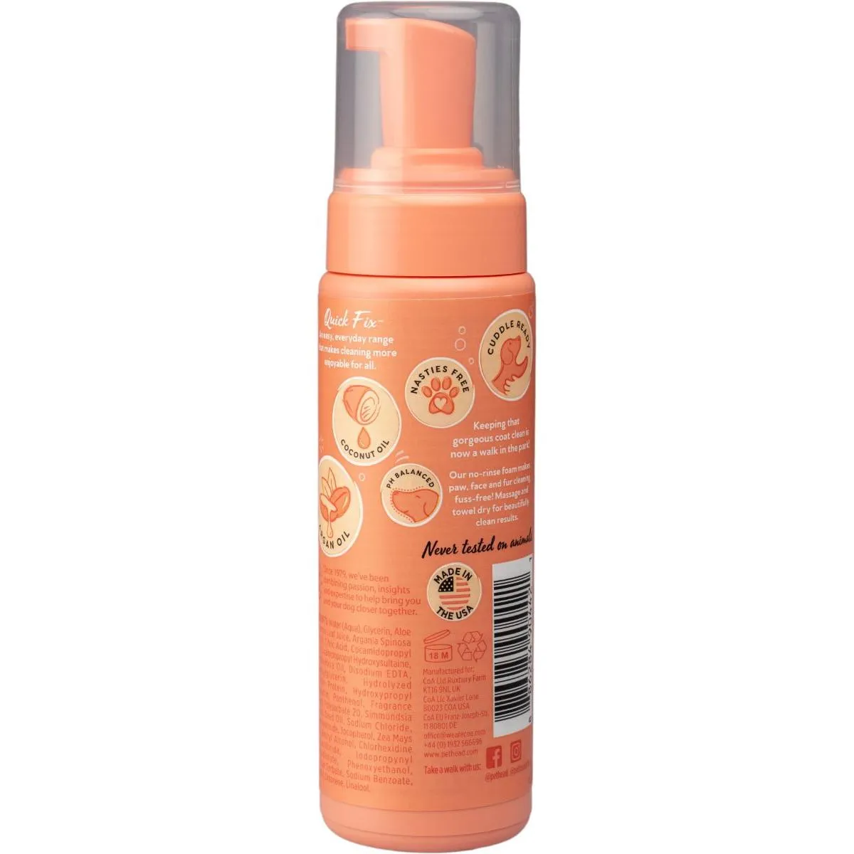 Pet Head Quick Fix Foam 200ml