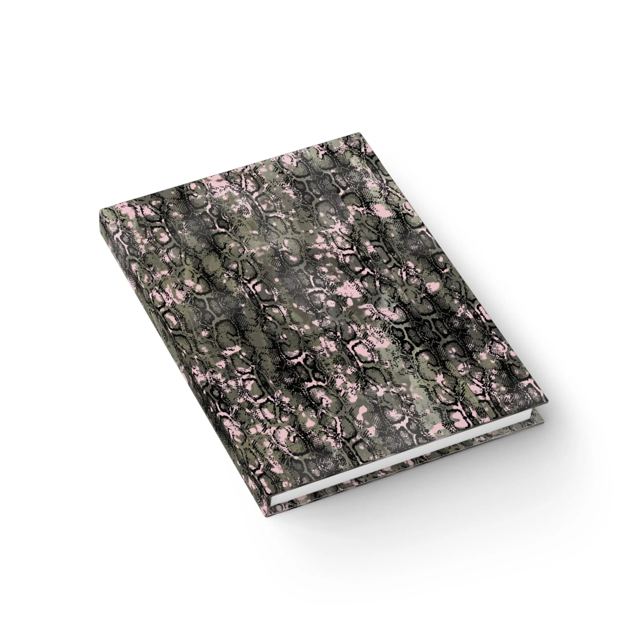 Pink Snake Skin Journal