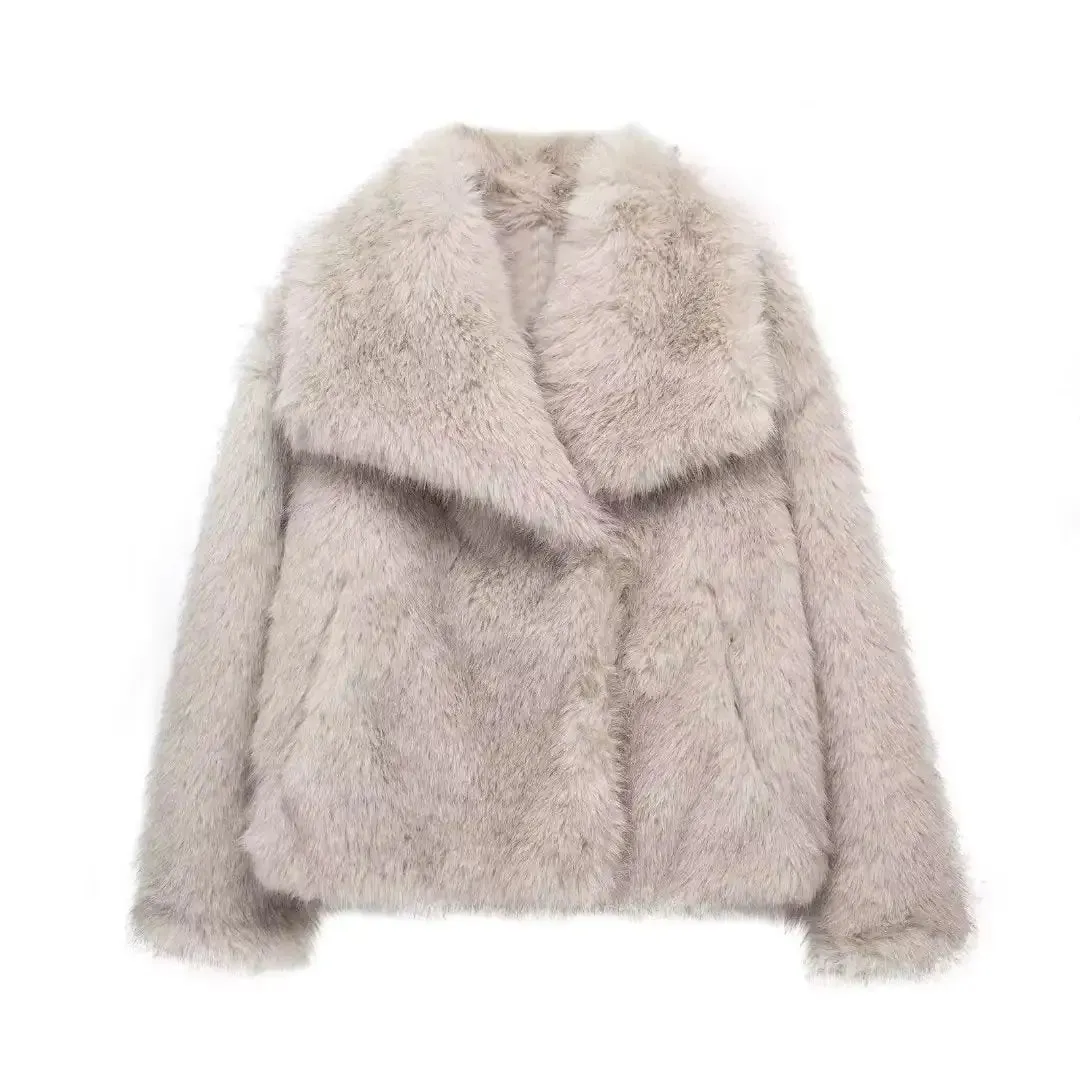 Plush Fur Coat