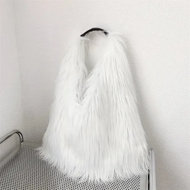 Pre Order:  Soft Faux Fur Tote Bag