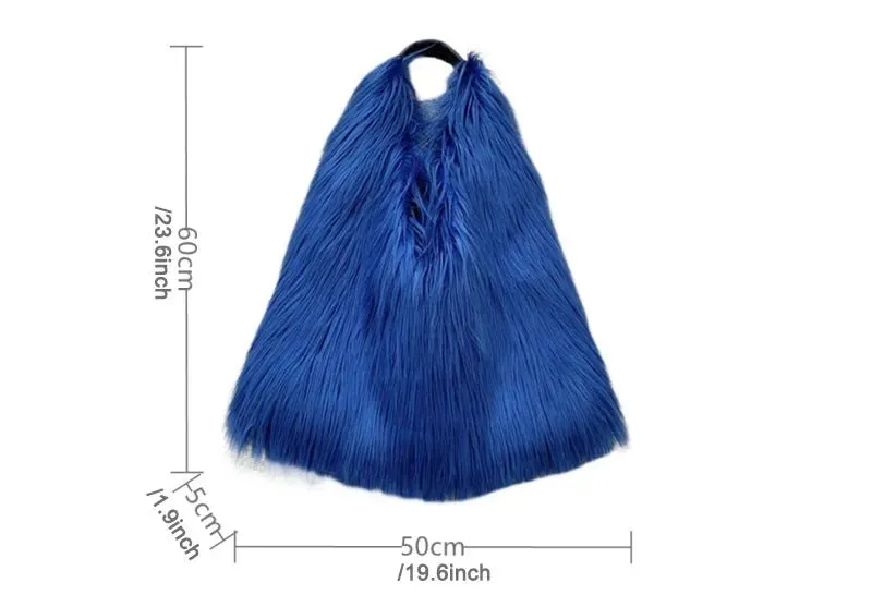 Pre Order:  Soft Faux Fur Tote Bag