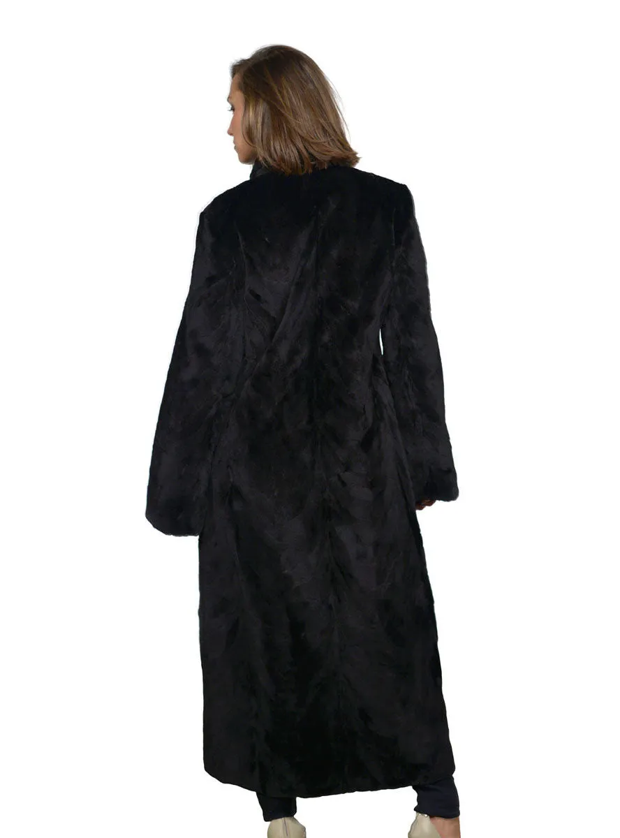 Reversible Sheared Mink Fur Coat with All Weather Lining