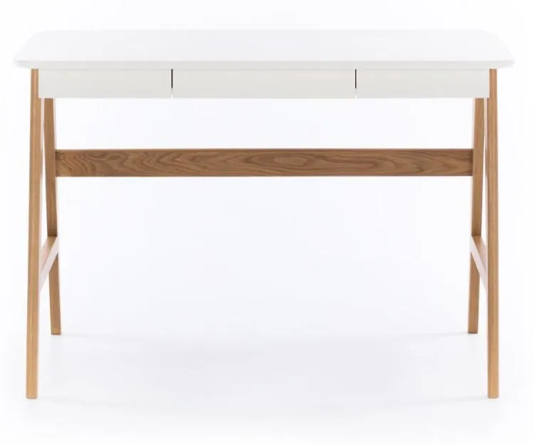 Scandinavian Style Desk Radius Writing Desk 1100mm-2colours