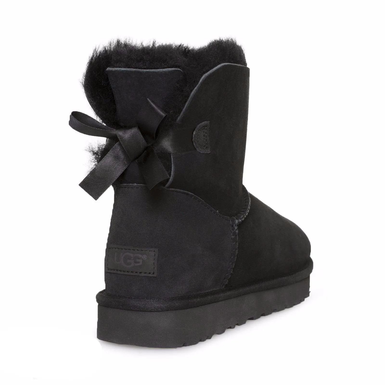 UGG Mini Bailey Bow II Black Boots