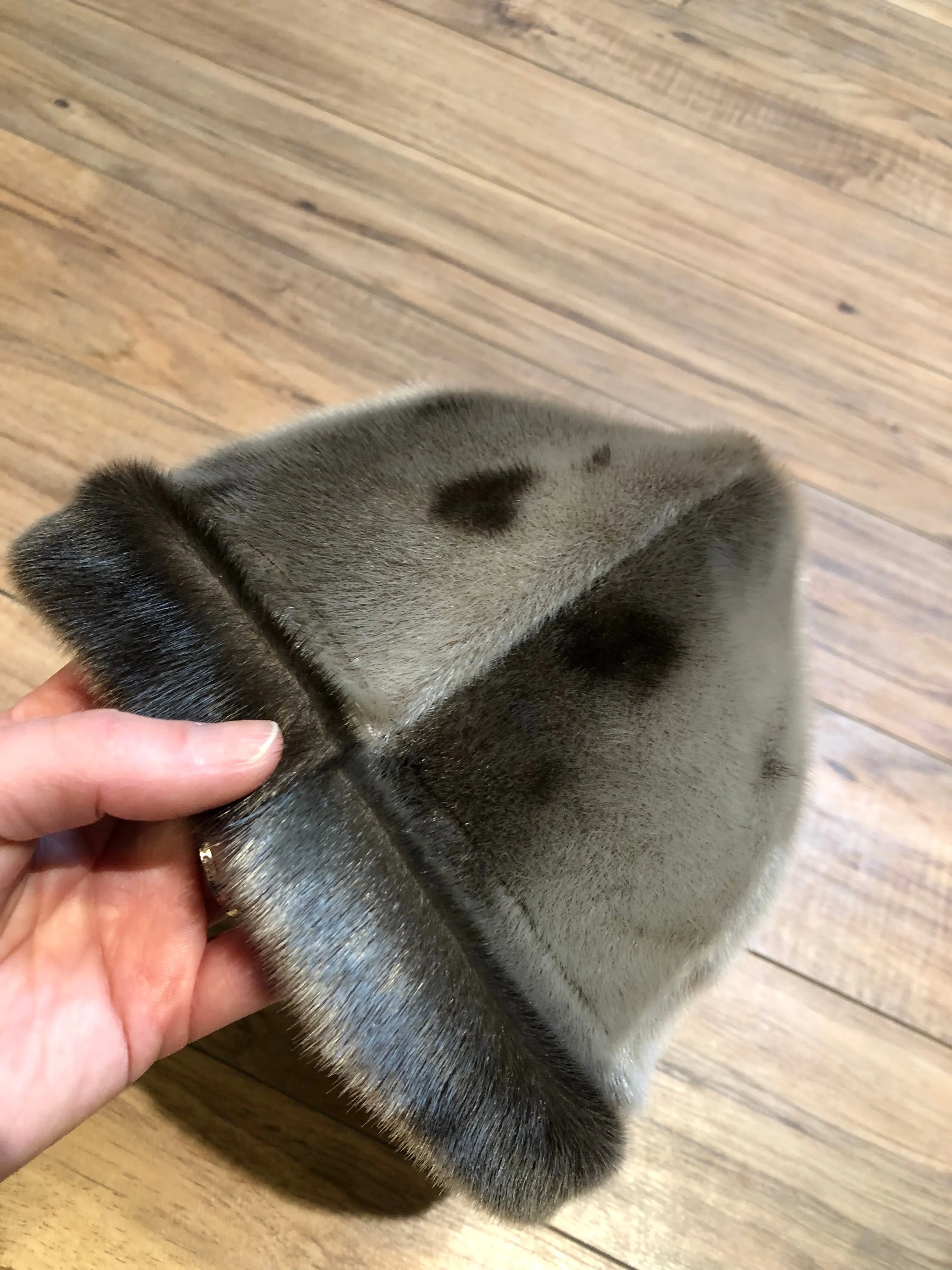 Vintage Indigenous Made Fur Hat, Made in Canada SOLD