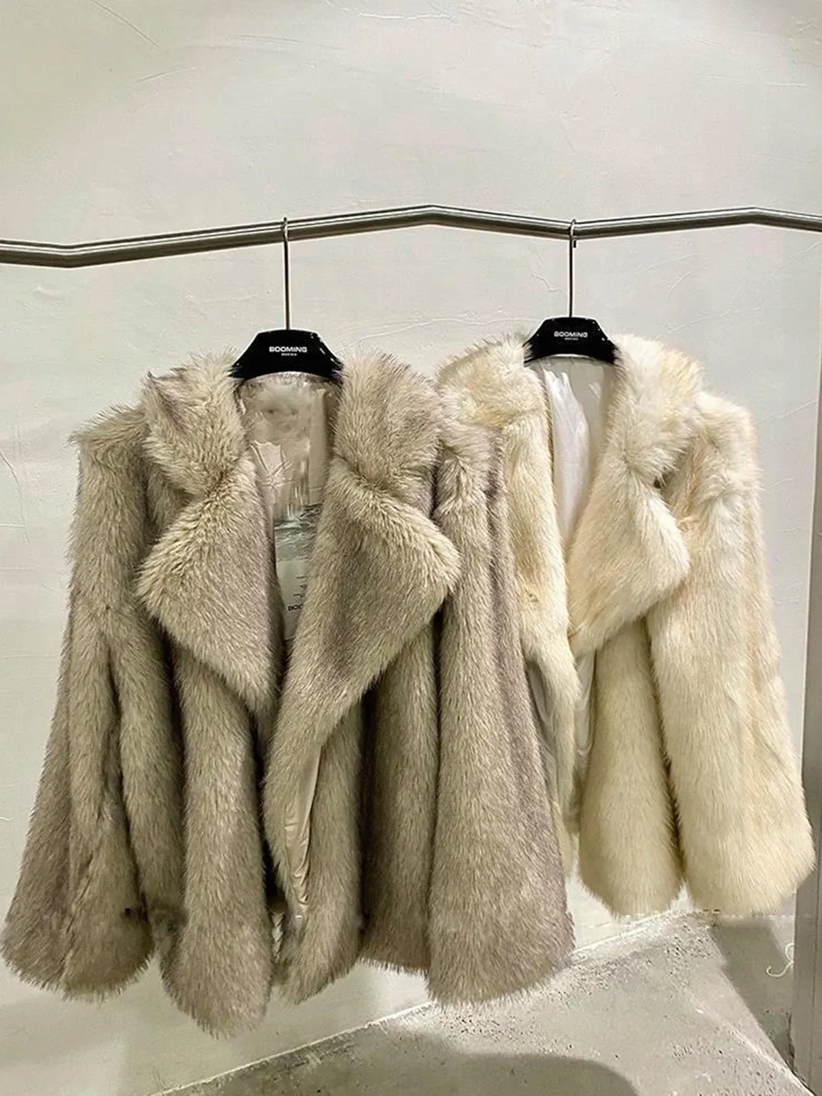 Women's Cozy Oversized Faux Fur Coat | Elegant Outerwear